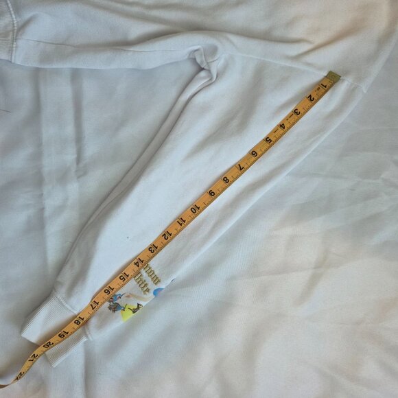 Women's Disney Snow White Hoodie Sweatshirt White Embroidered Size XS - Picture 7 of 11